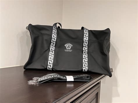 versace bag with cologne